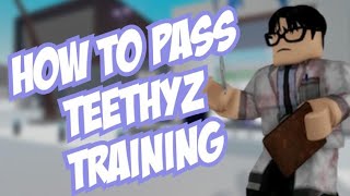 How to pass Teethyz Dentist Training Teethyz Dentist Training Answers  Roblox 2023 [upl. by Caressa]