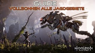 Horizon Zero Dawn  Guide Glutsonnen alle Jagdgebiete [upl. by Witherspoon589]