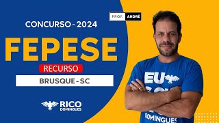 Prova  Brusque 2024  superior  raciocínio lógico  FEPESE [upl. by Eahc]