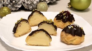 Всегда удачный результатПРОФИТРОЛИ С ЗАВАРНЫМ КРЕМОМProfiteroles with custard [upl. by Ginsberg]