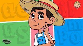 Las VOCALES y las letras M P S y L  LECTURA INFANTIL  Lectura para NIÑOS  Nacho Aprende [upl. by Sikes245]