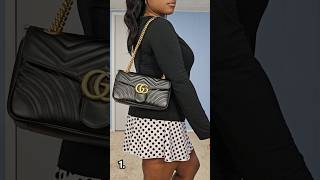 Gucci Marmont VS Louis Vuitton Neverfull MM CinchedLuxury Capsule Wardrobe OOTD 17The Luxe Angel [upl. by Cristabel802]