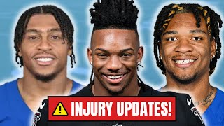 Week 5 Injury Report Jonathan Taylor Bijan Robinson Anthony Richardson amp More  2024 Fantasy [upl. by Airitak]