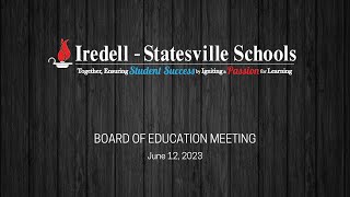 June 12 2023  Board of Education Meeting Part 2 [upl. by Winstonn]