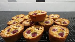 Hazelnut amp Raspberry Friands [upl. by Hilaire]