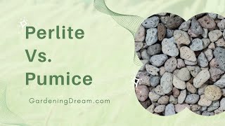 Perlite Vs Pumice [upl. by Nesta767]