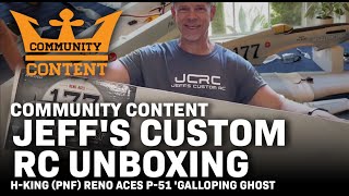 HKing PNF Reno Aces P51 quotGalloping Ghostquot 1016mm  Community Content  Jeffs Custom RC [upl. by Hgielyk]