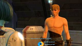 SWTOR Torian romance conversation for a nonMandalorian toon [upl. by Ursulette]