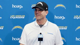 Jim Harbaugh On Phase 1 amp FA Additions  LA Chargers [upl. by Purington]