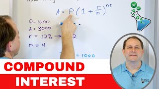 26  Compound Interest Formula amp Exponential Growth of Money  Part 1  Calculate Compound Interest [upl. by Wendi758]