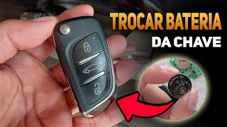 🔸 Como trocar a bateria da chave canivete do carro ⁞ fácil e rápido  PT  BR [upl. by Alba]