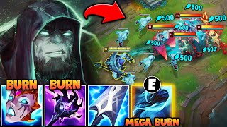 YORICK BUT MY ABILITIES BURN YOUR ENTIRE HEALTH BAR STACK BURN ITEMS [upl. by Serolod623]