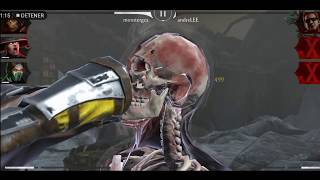 Mortal kombat mobile 20 mk11 characters fatal blow and krushing blows [upl. by Esinehc882]