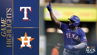 Rangers vs Astros ALCS Game 6 Highlights 102223  MLB Highlights [upl. by Ardnasirhc]