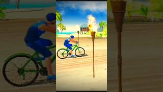 stunt cycle game viral shorts cycle racing game [upl. by Norihs]