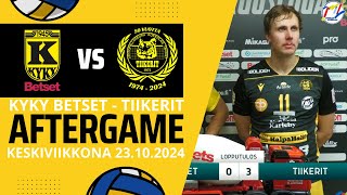 KyKy Betset  Tiikerit ke 23102024  Lehdistötilaisuus [upl. by Asa553]