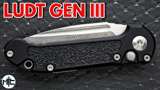 Microtech LUDT Gen 3 Automatic Folding Knife  Full Review [upl. by Anawat]