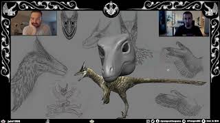 DINO GAME ANNOUNCEMENT 3D Creature Sculpt Stream [upl. by Aceber]