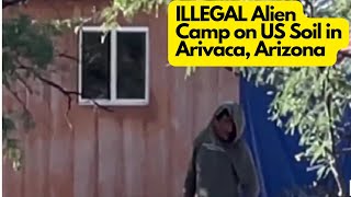 Unbelievable footage of illegal alien camp on US soil in Arivaca Arizona [upl. by Nauqet]