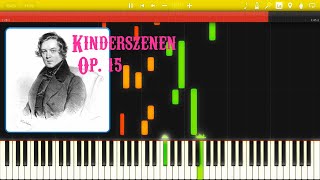 Robert Schumann  Kinderszenen Op 15  01  About Strange Lands and People Synthesia Tutorial [upl. by Malamud]