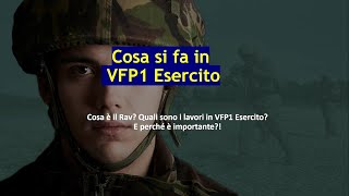 Cosa si fa al Rav Esercito VFP1 [upl. by Nniuq]