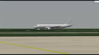 YSFLIGHT  Airbus A320200 Landing at SoekarnoHatta International Airport CGK [upl. by Cyb633]