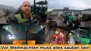 FarmVLOG400  Vor Weihnachten muss alles sauber sein [upl. by Ellimak226]