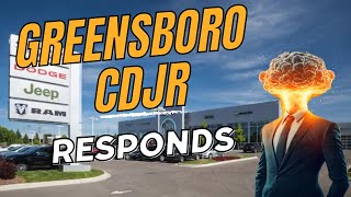 Greensboro CDJRs Unbelievably Bad Response [upl. by Fazeli]