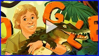 Steve Irwin Google Doodle [upl. by Shurwood435]