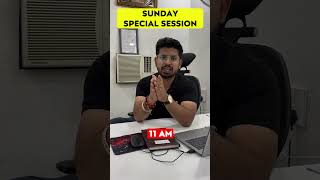 Sunday Special Session By Ashim Sir  Know Full Details [upl. by Asseniv]