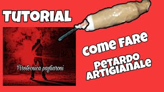 Come creare un petardo artigianale abbastanza potente leggi la descrizione [upl. by Aihsar]