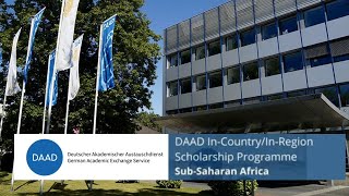 DAAD In Country amp In Region Scholarships Application Guide [upl. by Yesima]