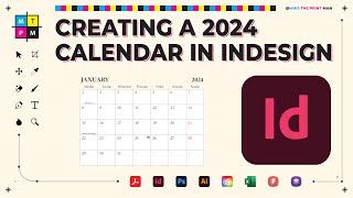 Lets Create a 2024 Calendar in Adobe InDesign [upl. by Jeno294]