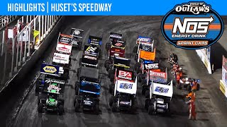 World of Outlaws NOS Energy Drink Sprint Cars  Huset’s Speedway  June 22 2023  HIGHLIGHTS [upl. by Macmillan969]