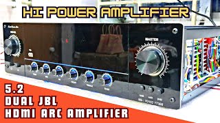 51 FULL DIGITAL POWER AMPLIFIERS FOR HOME USE  400W RMS SUBWOOFER OUT  HDMI ARC OPTICAL COAXIAL [upl. by Alberic]