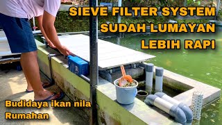 UPDATE PEMBUATAN SIEVE FILTER DAN SPRAYER OTOMATIS TIMER ON  BERSIH TERUS TIDAK KHAWATIR TERSUMBAT [upl. by Nollat]