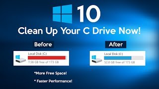 How to Clean C Drive In Windows 10 Make Your PC Faster [upl. by Mcculloch]