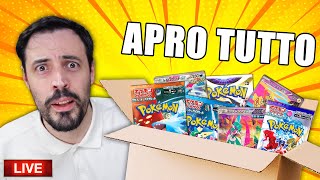 Apro TUTTI I SET di Carte Pokémon del 2023 RIMASTI IN MAGAZZINO [upl. by Ahsekat128]