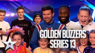 Teachers school kids SURPRISE him in the audience  Auditions  BGT 2023 [upl. by Seravat]