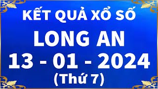 Xổ số Long An ngày 13 tháng 1  XSLA 131  KQXSLA  XS Long An  SXLA 131  KQSXLA [upl. by Brezin251]