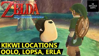 Skyward Sword Kikwi Locations  Lopsa Oolo Erla  Legend of Zelda [upl. by Nnaeoj]