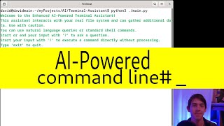 AIPowered Terminal Assistant Revolutionizing Command Line Interactions [upl. by Micki]