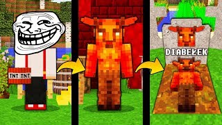 JAK TROLLOWAĆ DIABEŁKA W MINECRAFT  MINECRAFT TROLL [upl. by Agbogla]