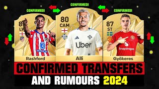 FIFA 25  NEW CONFIRMED TRANSFERS amp RUMOURS 🤪🔥 ft Dele Alli Rashford Gyokeres etc [upl. by Lutero213]