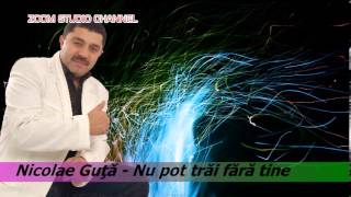 NICOLAE GUTA  NU POT TRAI FARA TINE ZOOM STUDIO [upl. by Skerl]