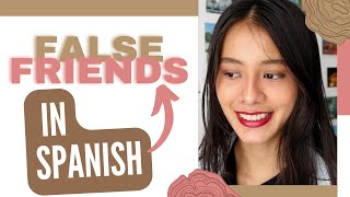 FALSE FRIENDS ENGLISH and SPANISH  Falsos Cognados EN INGLÃ‰S Y ESPAÃ‘OL [upl. by Jaunita]