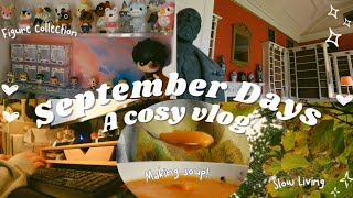 September Days 🍂 Cosy hobbies hailstorms amp Romanticising Autumn Days in the English Countryside 🍁 [upl. by Caiaphas860]