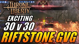 Throne and Liberty  30v30 Infinite vs Astral guild vs guild  MoroKai Riftstone gameplay [upl. by Joub331]