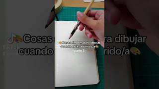 Qué DIBUJAR cuando estás ABURRIDO  PARTE 3 🎨 dibujosfaciles dibujorapido fastdrawing [upl. by Nothsa]