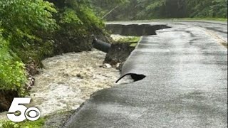 Historic flooding rips through Vermont [upl. by Sundin]